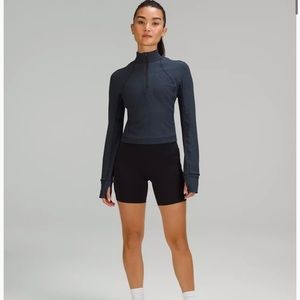 lululemon It's Rulu Run Cropped Half Zip